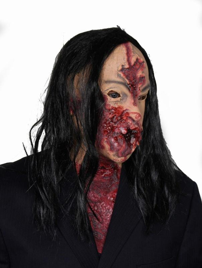 Bloody Gory Girl Mask Scary Halloween Mask Killer Halloween Mask Women