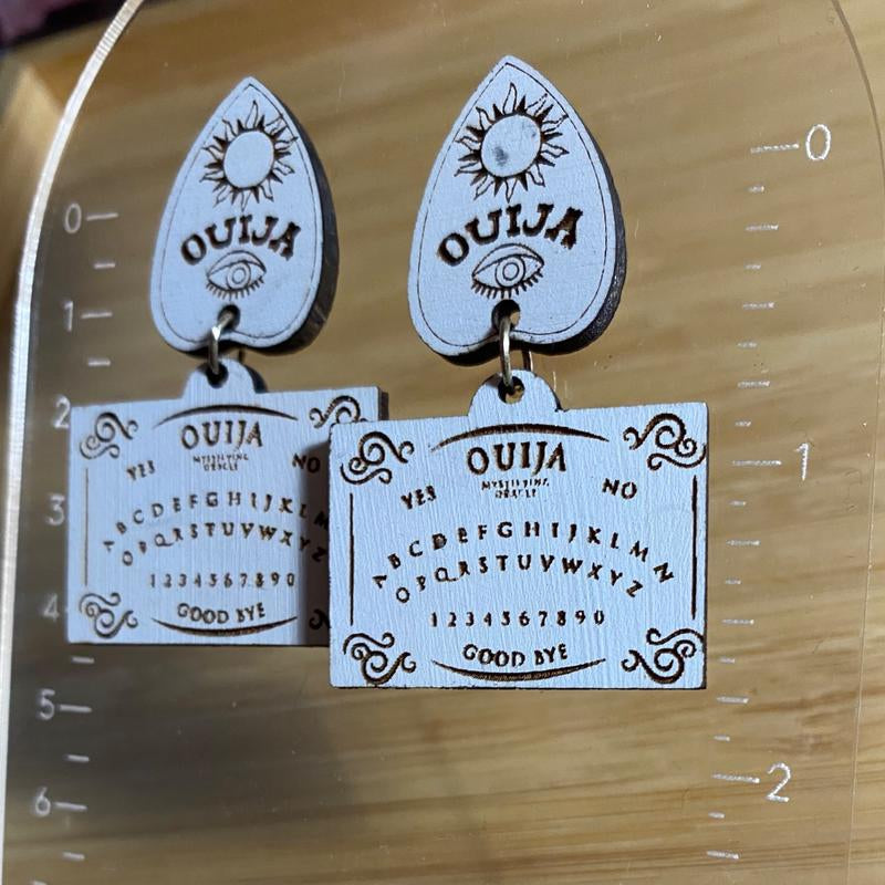 Ouija Board Dangle Earrings