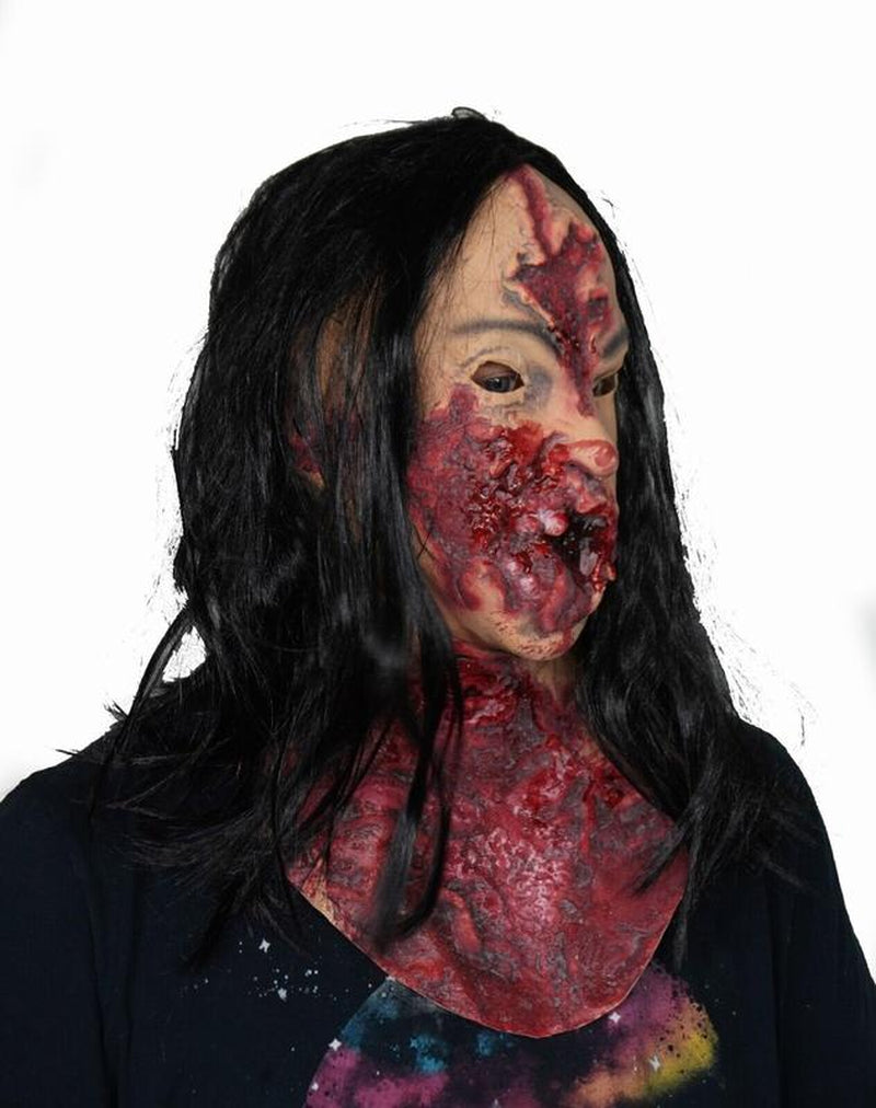 Bloody Gory Girl Mask Scary Halloween Mask Killer Halloween Mask Women