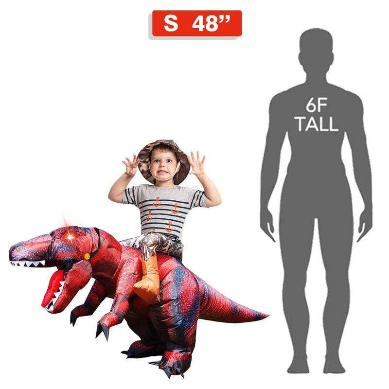 GOOSH Inflatable Dinosaur Costume Halloween Costumes Menswear Set