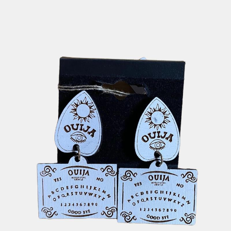 Ouija Board Dangle Earrings