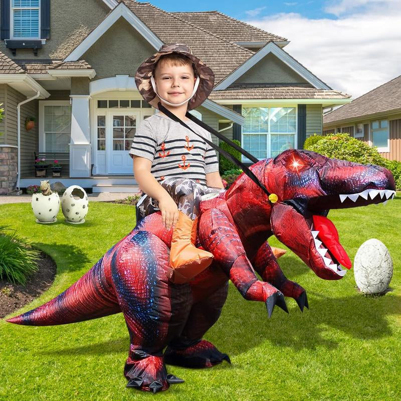 GOOSH Inflatable Dinosaur Costume Halloween Costumes Menswear Set