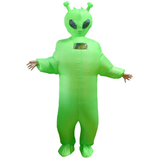 Party Hoot Inflatable Youth Alien Costume Unisex SCI-FI Funny Cosplay Themed Party Birthday Prank Classic Halloween