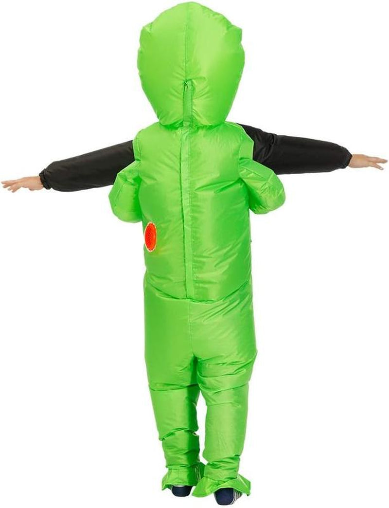 Inflatable Alien Costume Adult, Alien Blow up Halloween Costumes,Alien Abduction Costume with for Men Women Cosplay Party