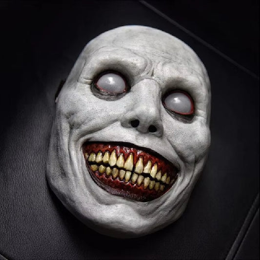 Halloween Decors Mask Creepy Horror Mask Exorcist Smile Mask Evil Cosplay Props Festival Gift Horror Holiday Party Decor